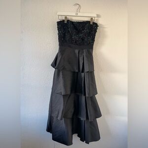 Sachin + Babi Black Strapless Long Dress